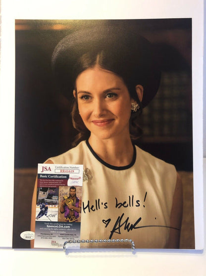 Autographed Mad Men signed Alison Brie 11x14 w/ JSA cert Original