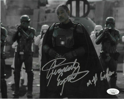 Autographed Giancarlo Esposito signed Mandalorian 8x10 photo JSA certified 2