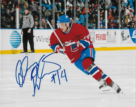 Autographed Montreal Canadiens Oleg Petrov 8x10 Photo #4 Original
