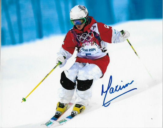Autographed Maxime Dufour-Lapointe Olympics Free Style Skier 8x10 Photo Original