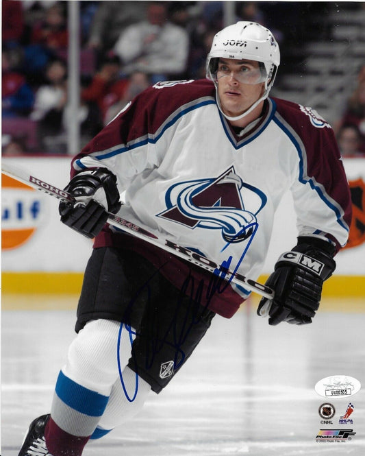 Autographed Colorado Avalanche Teemu Selanne 8x10 Photo Original with JSA cert