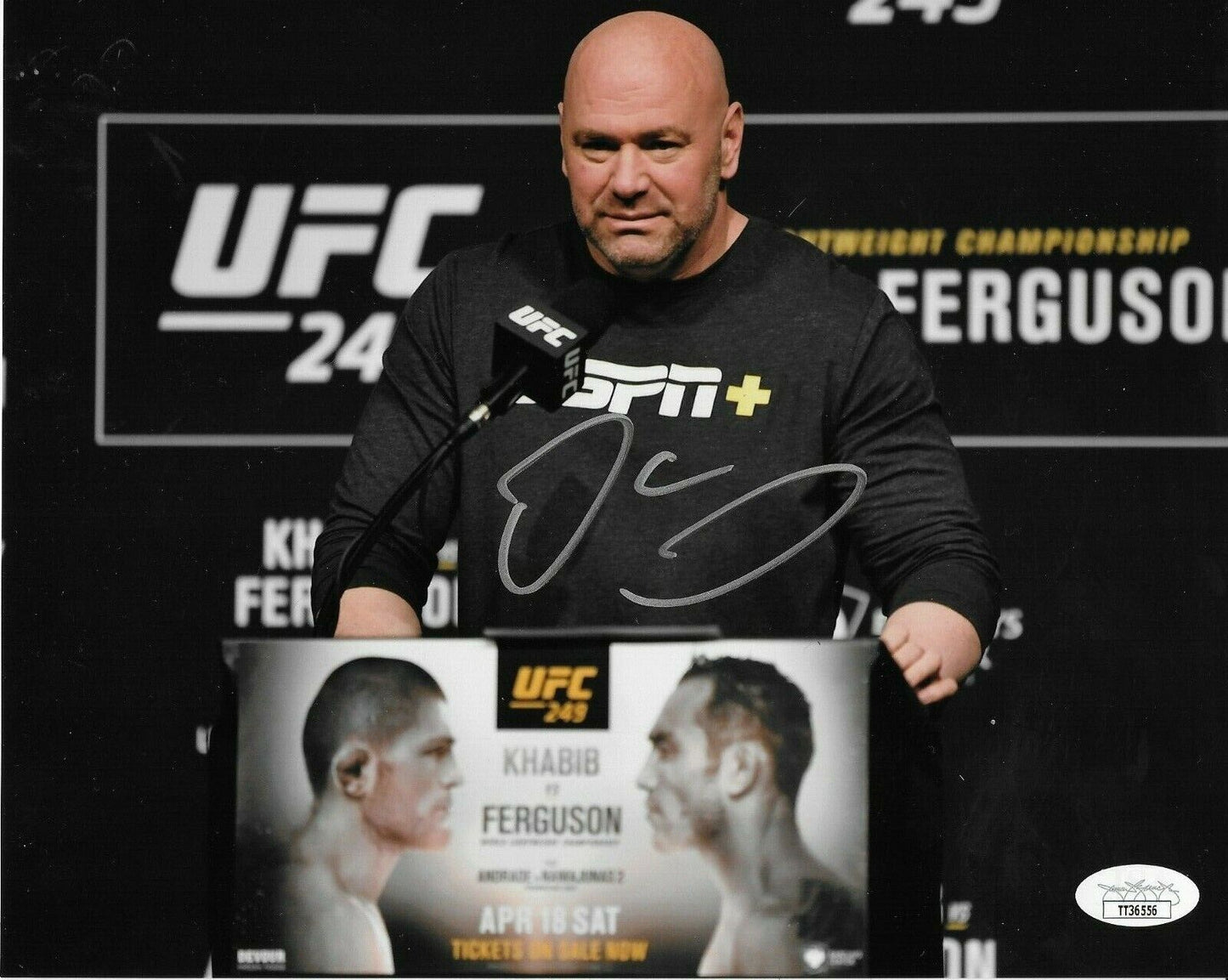 Autographed UFC President Dana White 8x10 Photo #2 Original w JSA Authentication