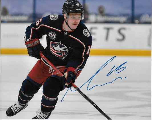 Autographed Columbus Blue Jackets Max Domi 8x10 Photo #2 Original