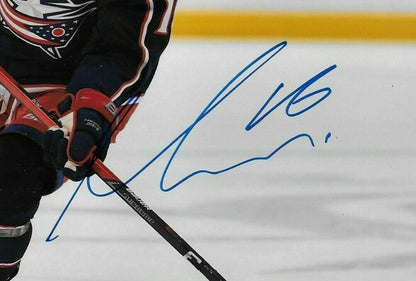 Photo 8x10 autographiée par Max Domi des Blue Jackets de Columbus #2