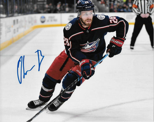 Autographed Columbus Blue Jackets Oliver Bjorkstrand 8x10 Photo Original