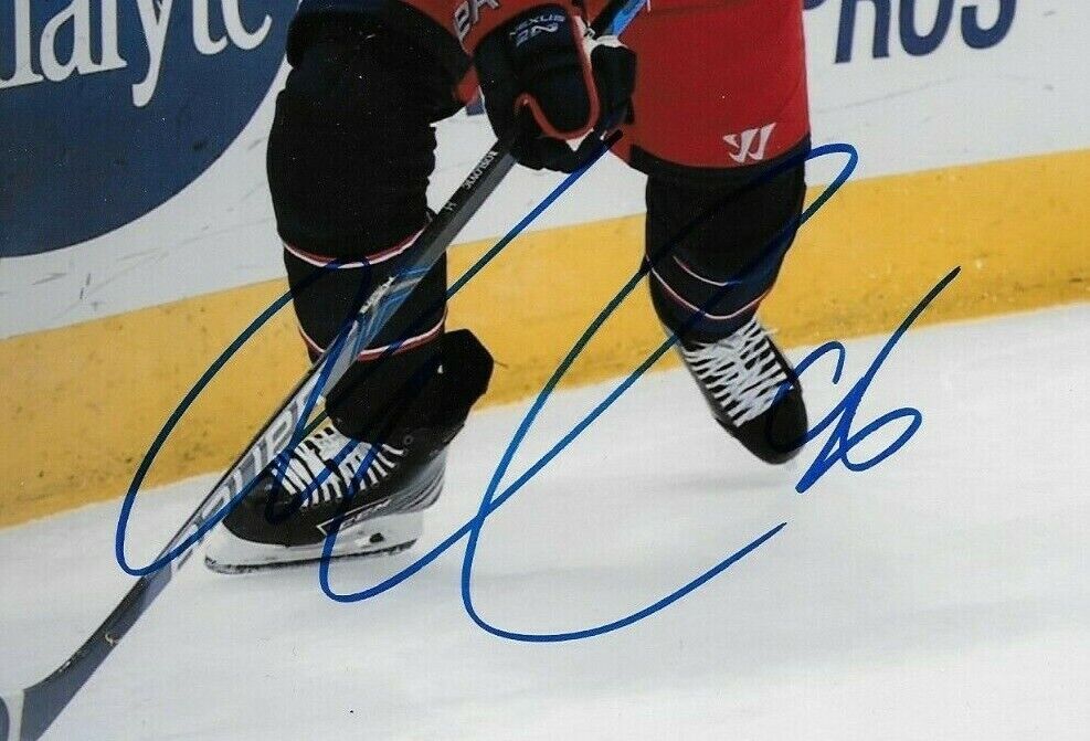 Autographed Columbus Blue Jackets Jack Roslovic 8x10 Photo #2 Original