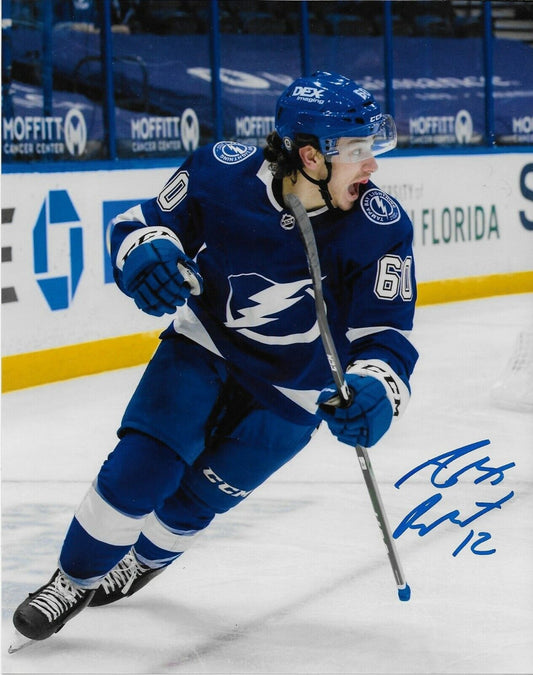Autographed Tampa Bay Lightning Alex Barre-Boulet  8x10 Photo #3 Original