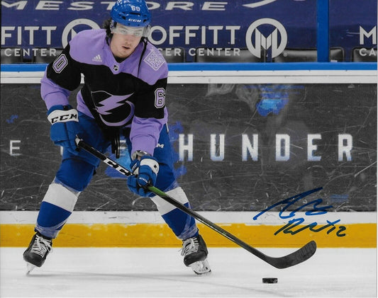 Autographed Tampa Bay Lightning Alex Barre-Boulet  8x10 Photo #5 Original
