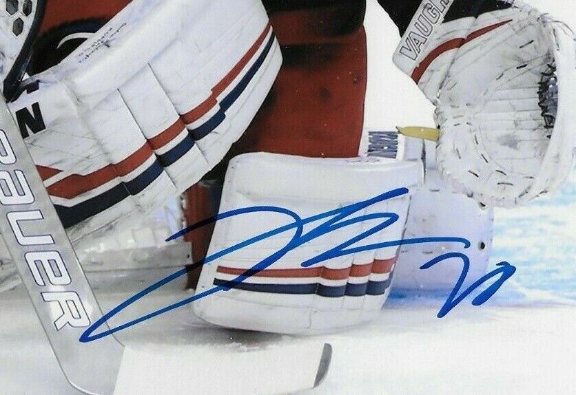 Autographed Columbus Blue Jackets Joonas Korpisalo 8x10 Photo #4 Original