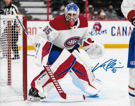 Photo autographiée 8x10 signée Kevin Poulin Canadiens de Montréal Laval #4 Original