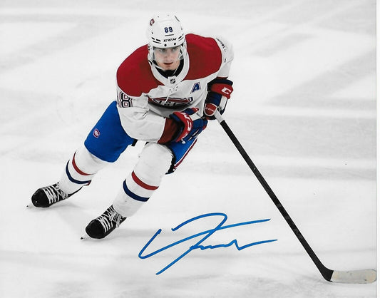 Autographed Montreal Canadiens Cameron Hillis 8x10 Photo Original