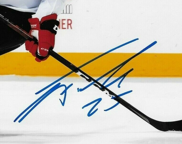 Autographed New Jersey Devils Nolan Foote 8x10 Photo #2 Original