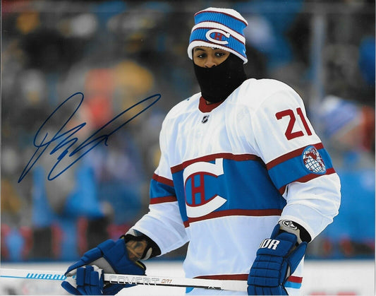 Autographed Montreal Canadiens Devante Smith Pelly 8x10 Photo #2 Original