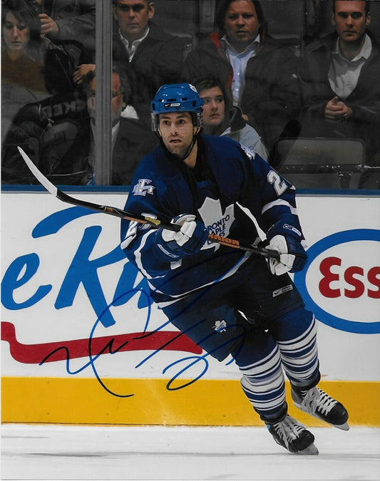 Autographed Toronto Maple Leafs Michael Peca 8x10 Photo Original