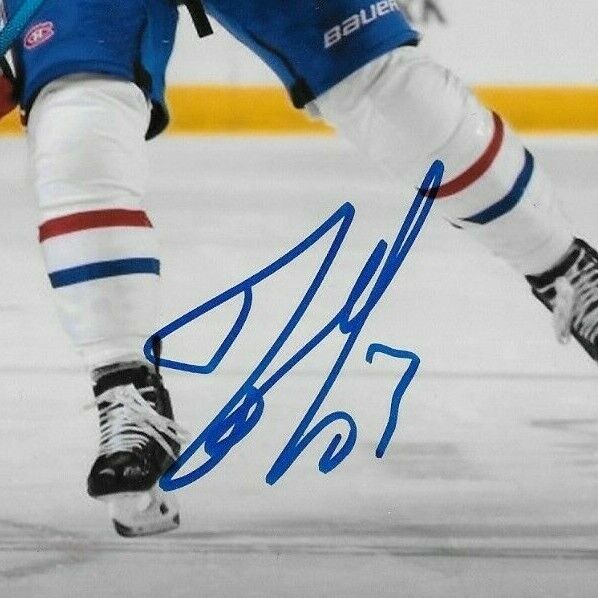 Autographed Montreal Canadiens David Savard 8x10 Photo #2 Original