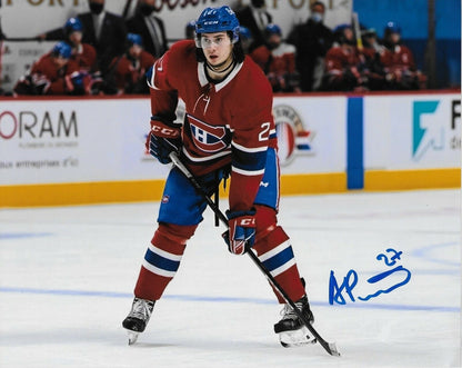 Autographed Montreal Canadiens Alexander Romanov 8x10 Photo #4 Original