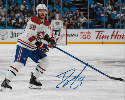 Autographed Montreal Canadiens David Savard 8x10 Photo #5 Original