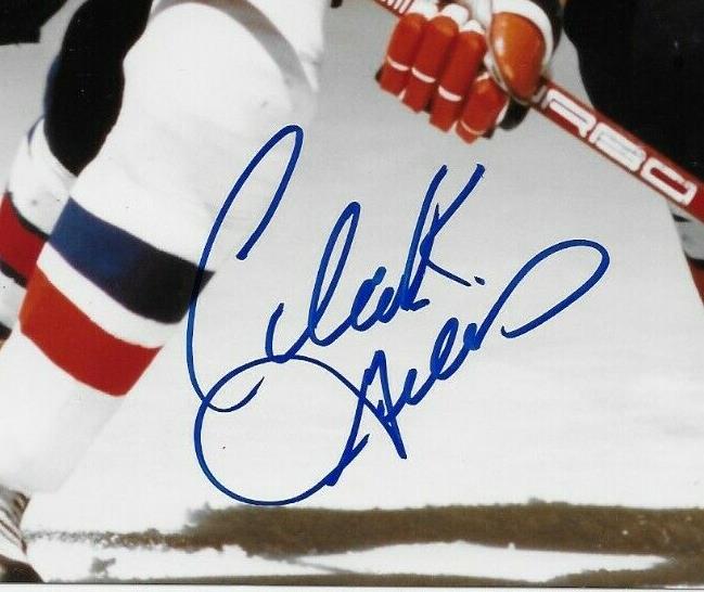 Photo autographiée de Clark Gillies des Islanders de New York, format 8 x 10, avec authentification JSA