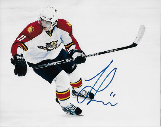 Autographed Jonathan Huberdeau Florida Panthers 8x10 Photo #2 Original