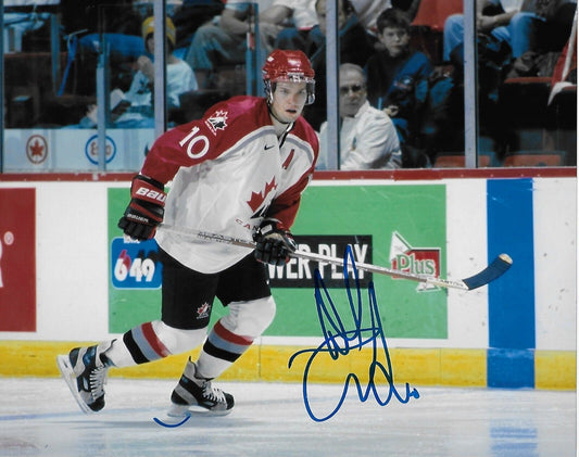 Autographed Team Canada Daniel Tkaczuk Springfield 8x10 Photo Original