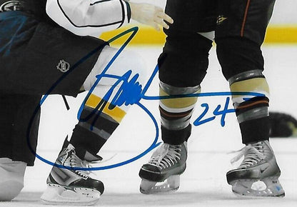 Autographed Anaheim Ducks Brad May 8x10 Photo #5 Original