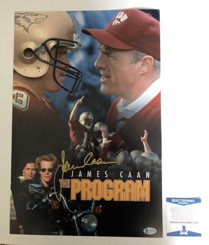 Autographed  James Caan The Program 12x18 Photo with Beckett Authentication