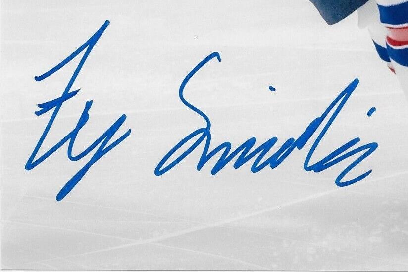 Photo autographiée de Ty Smilanic des Canadiens de Montréal Team USA 8x10 #2 Original