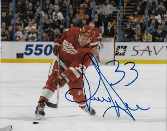Autographed Detroit Red Wings Kris Draper 8x10 Photo Original
