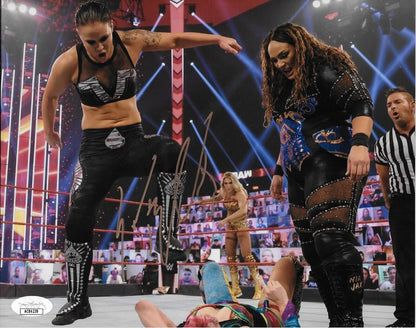 Autographed Wrestling Shayna Baszler WWE NXT 8x10 Photo 11 w JSA Authentication