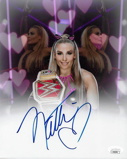 Photo de catch signée Natalya Neidhart WWE NXT 8x10 #5 avec authentification JSA