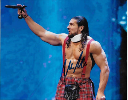 Photo autographiée de catch de Riddick Moss signée WWE NXT 8x10 #5 Original