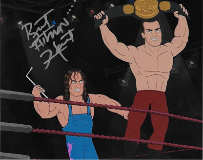 Autographed Wrestling Bret the Hitman Hart Signed WWE 8x10 Photo #3 Original