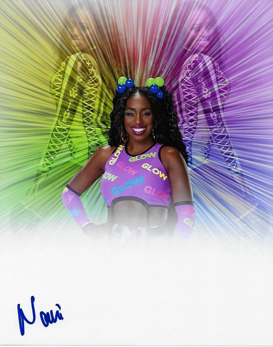 Photo autographiée de la lutteuse Naomi signée WWE 8x10 #5 Original