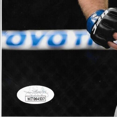 Autographed UFC Hall of Famer Georges St Pierre 8x10 Photo #3 Original with JSA