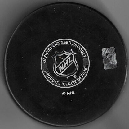 Autographed Montreal Canadiens John Leclair Hockey Puck Original