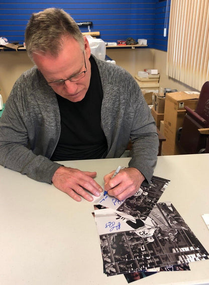 Rondelle de hockey autographiée par Gord Donnelly des Nordiques de Québec