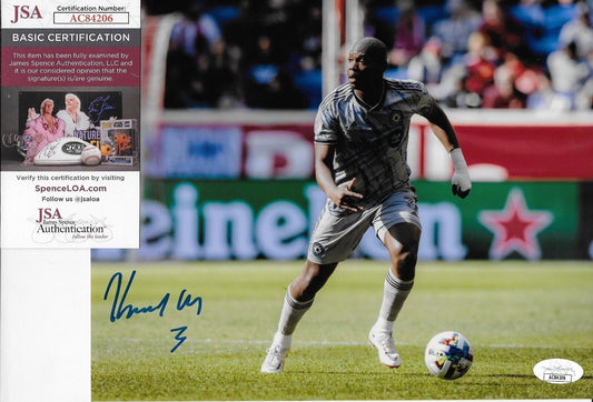 Autographed Kamal Miller CF Montreal Soccer 8x10 Photo #2 w JSA Authentication