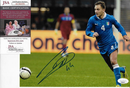 Auto. Domenico Criscito Italy Toronto FC 8x10 Photo #4 w JSA Authentication