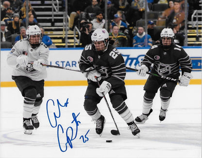 Photo 20 x 25 cm autographiée par Alex Carpenter, équipe américaine de hockey féminin, Jeux olympiques, 2011