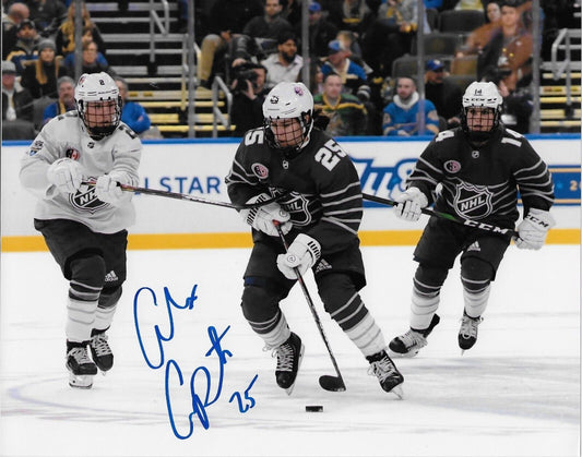 Photo 20 x 25 cm autographiée par Alex Carpenter, équipe américaine de hockey féminin, Jeux olympiques, 2011