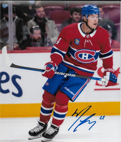 Autographed Montreal Canadiens Madison Bowey 8x10 Photo Original