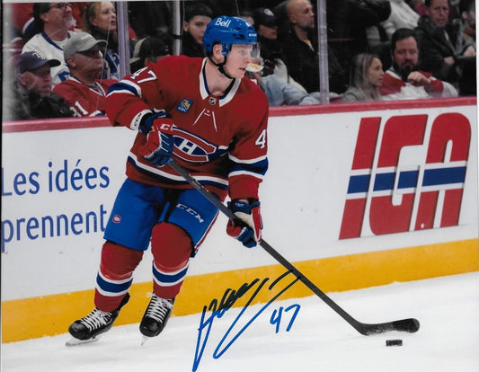 Autographed Montreal Canadiens Otto Leskinen 8x10 Photo #2 Original