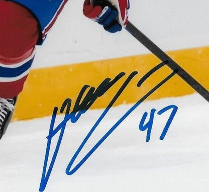 Autographed Montreal Canadiens Otto Leskinen 8x10 Photo #2 Original