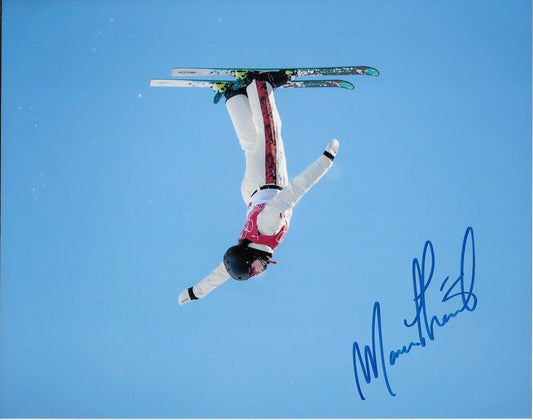 Autographed Marion Thenault Free Style Skier 2022 Olympics 8x10 Photo 2 Original