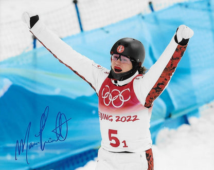 Autographed Marion Thenault Free Style Skier 2022 Olympics 8x10 Photo 3 Original