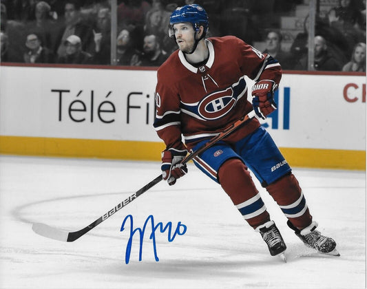 Autographed Montreal Canadiens Joel Armia 8x10 Photo #2 Original