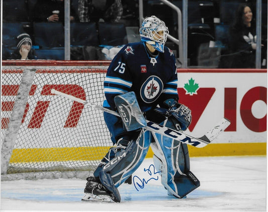 Autographed Winnipeg Jets Arvid Holm 8x10 Photo Original