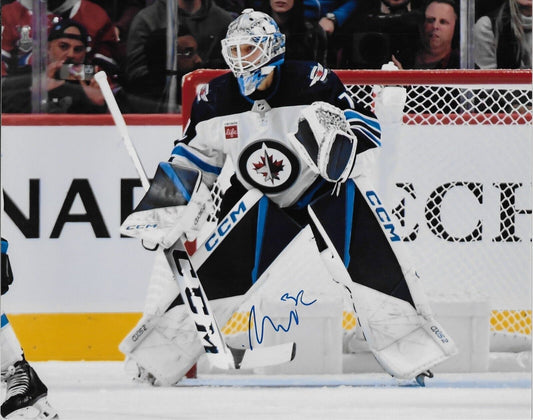 Photo 8x10 autographiée par Arvid Holm des Jets de Winnipeg #2