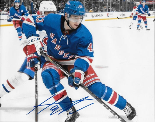 Autographed New York Rangers Libor Hajek 8x10 Photo Original