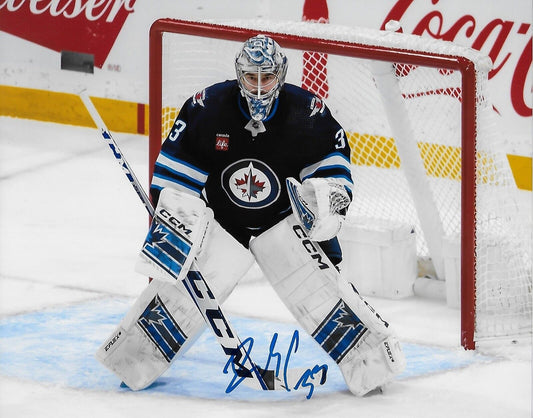 Autographed Winnipeg Jets David Rittich 8x10 Photo  #3 Original